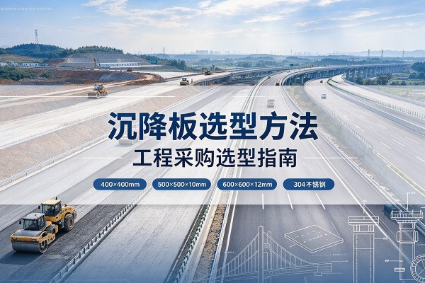 阿荣旗沉降板选择方法